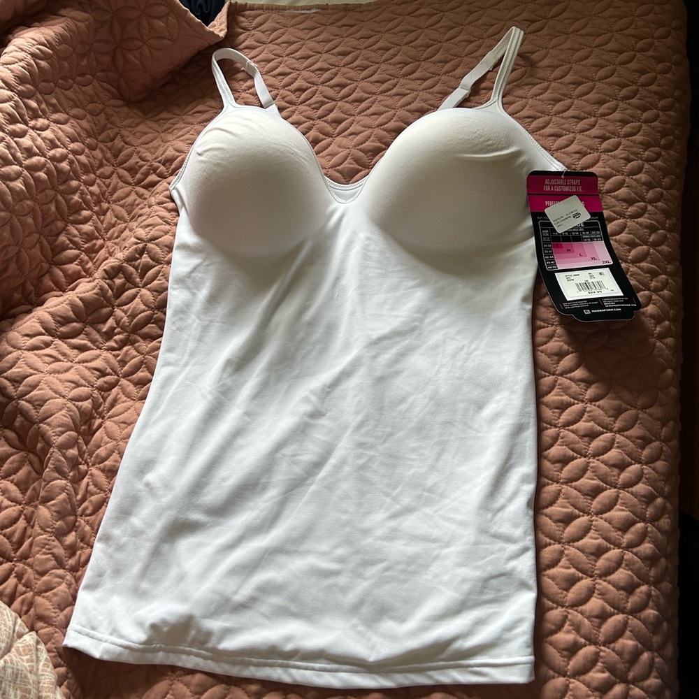 Maidenform Shapewear White Cami 2XL